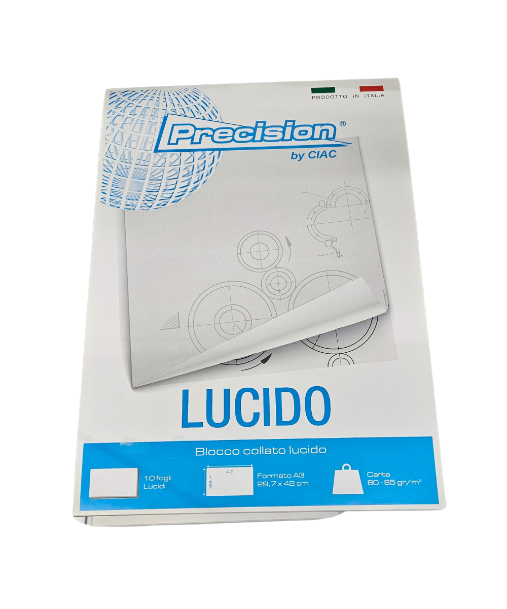 Blocco 10 Fogli Carta Lucida Precision 29,7X42 CM