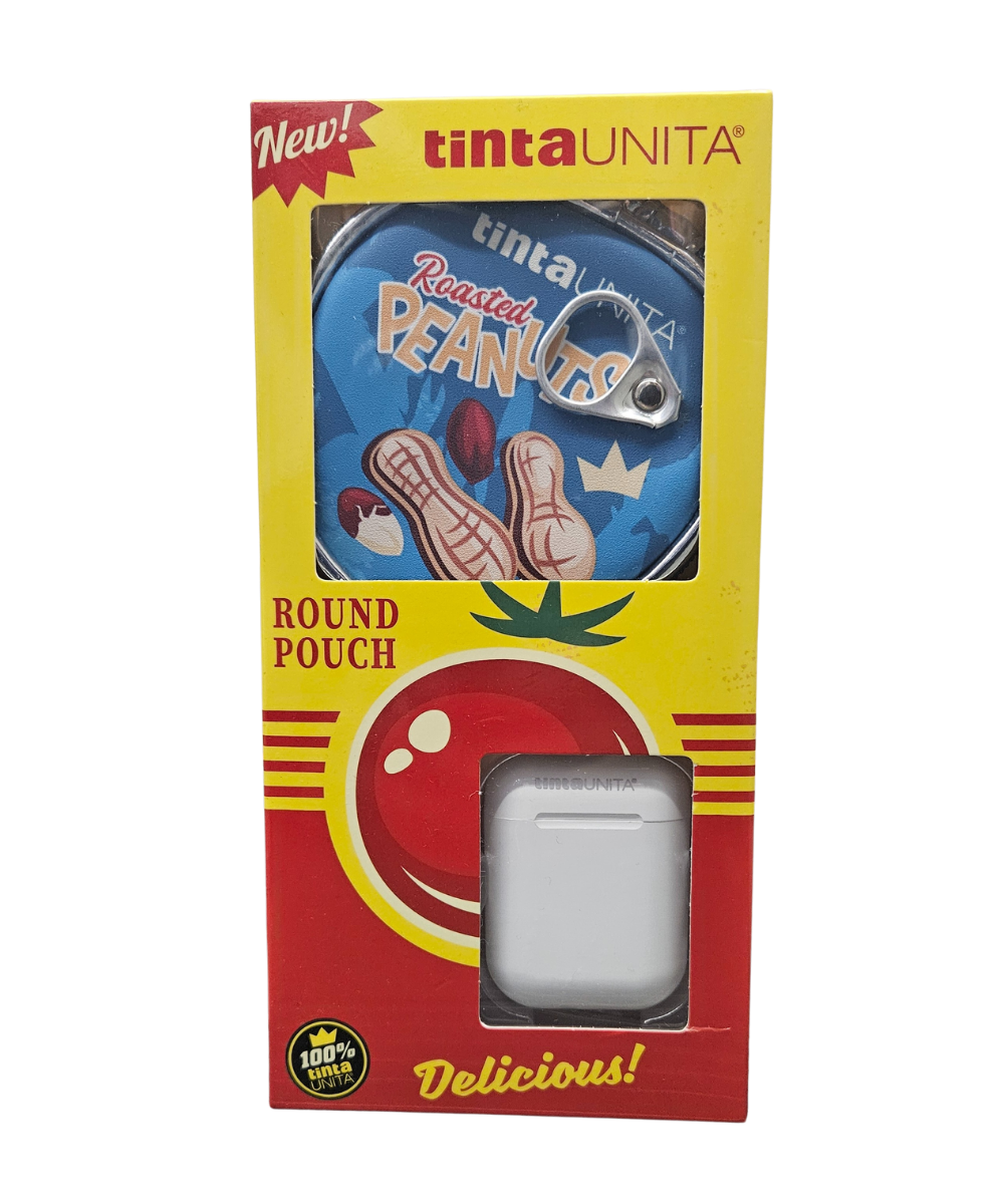 Round Pouch + Auricolari Bluetooth TintaUnita