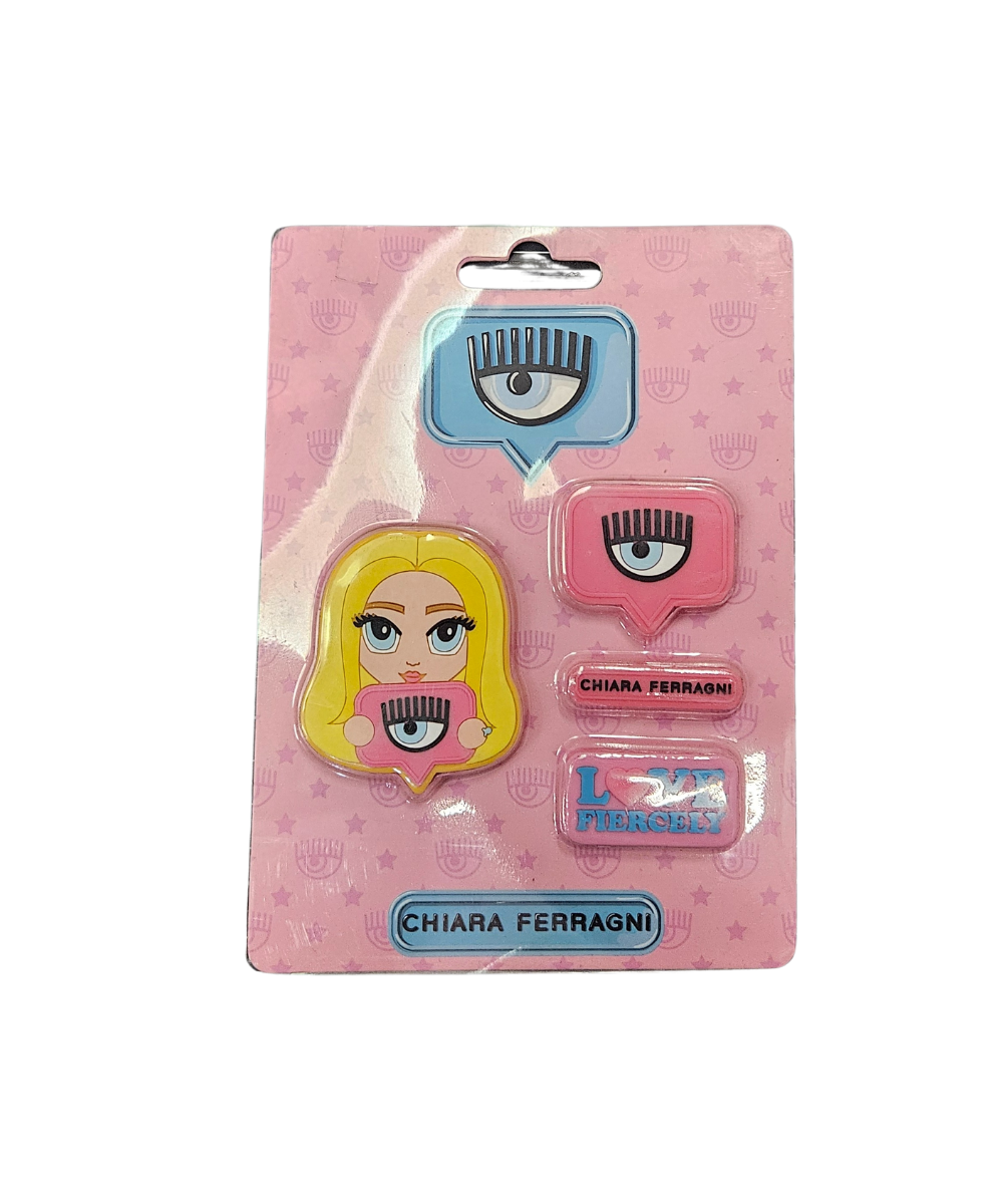 Set 4 Gomme Chiara Ferragni
