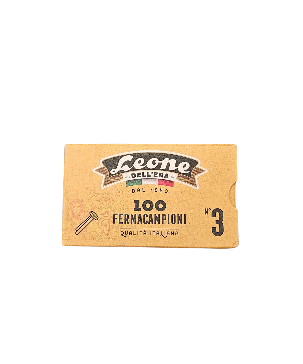 Pacco 100 Fermacampioni N°3 Leone Dell'Arte