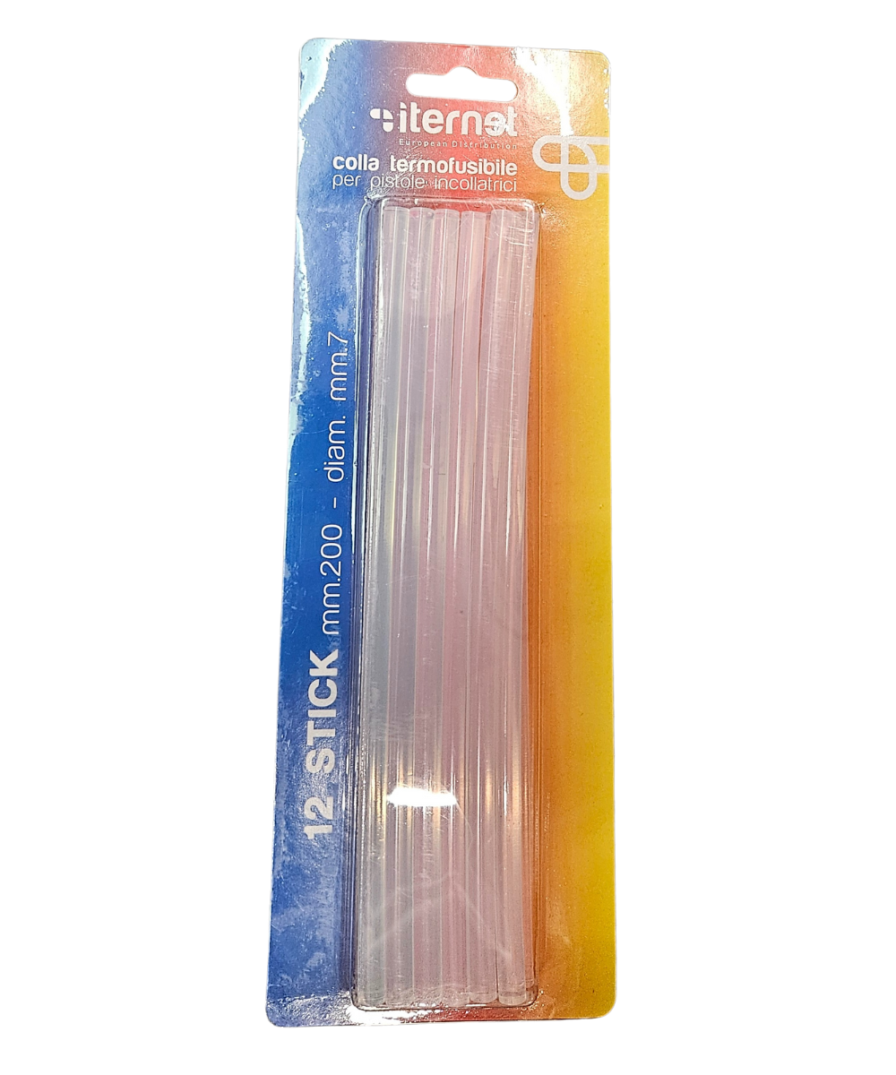 Set 12 Stick Ricariche Pistola Colla A Caldo