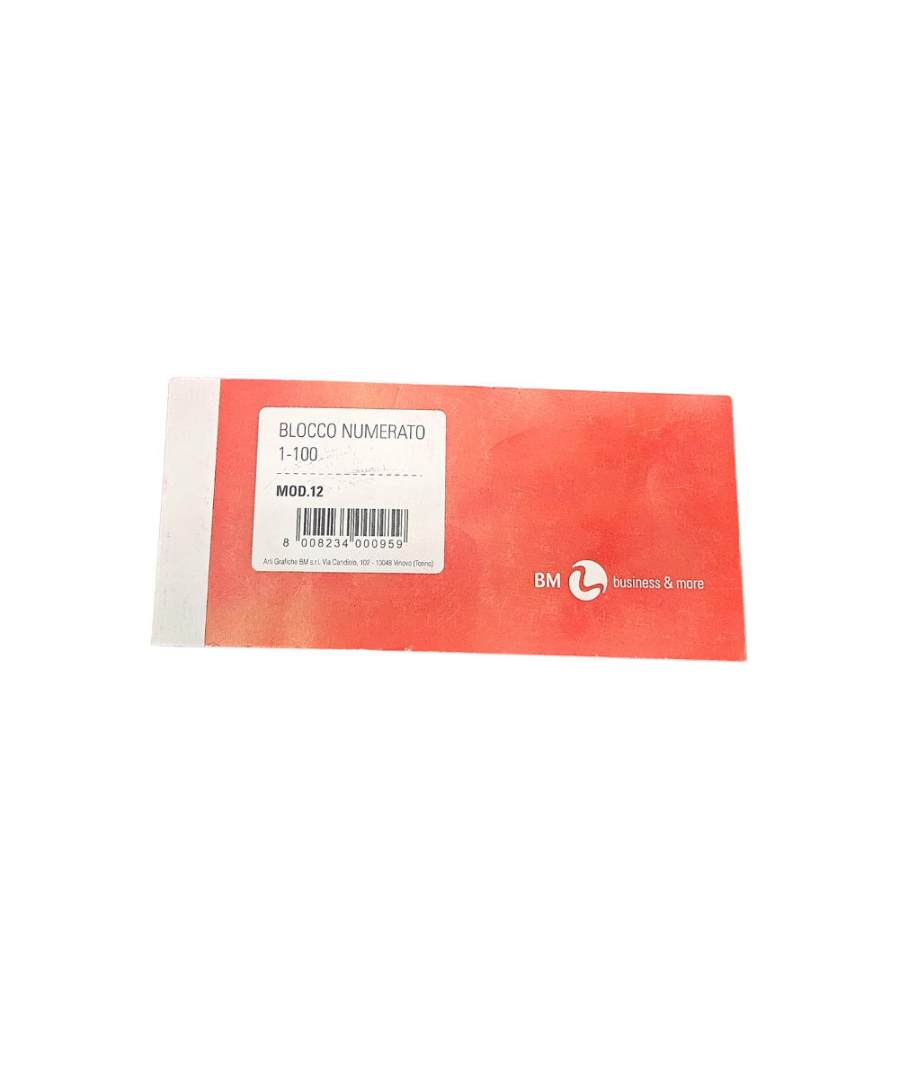 Blocco Numerato 1-100 BM