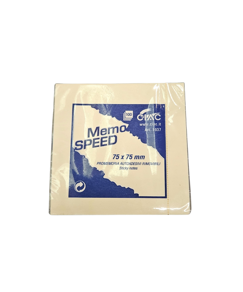 Pacco 100 Memo Speed 75X75 MM