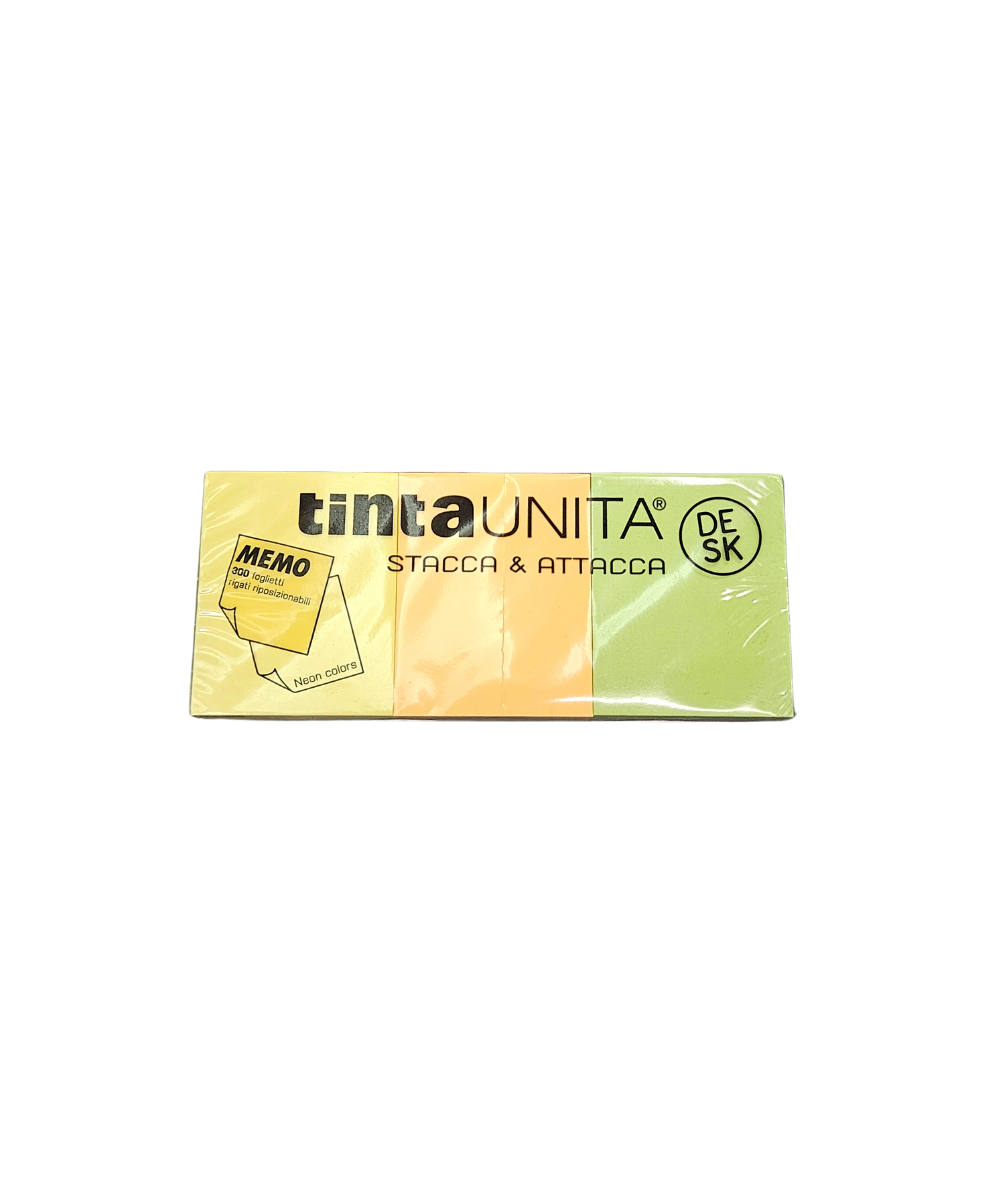 Pacco 3 Blocchetti 300 Post-It TintaUnita 40X50 MM