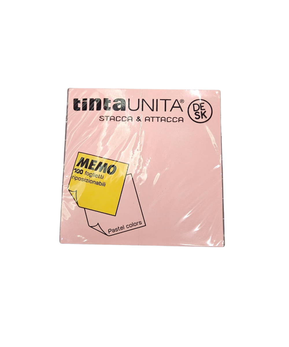Pacco 100 Post-It TintaUnita 75X75 MM