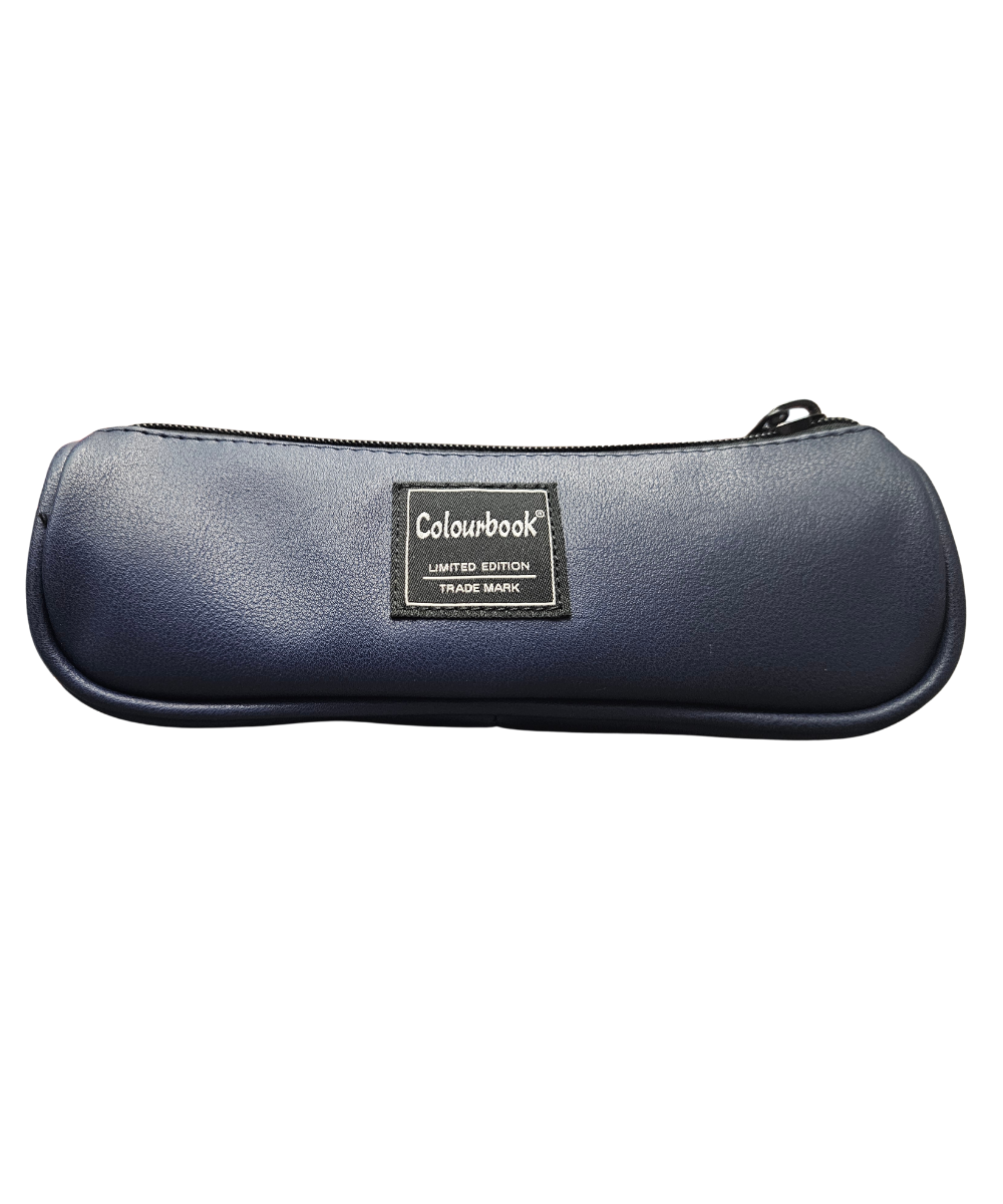 Astuccio 1 Zip Blue Leatherlike Colourbook