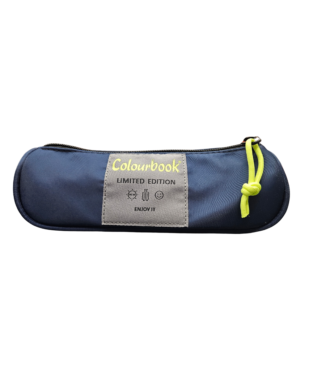 Astuccio 1 Zip Satin Blue Colourbook