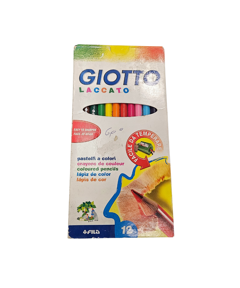 Pacco 12 Pastelli A Colori Giotto Laccato