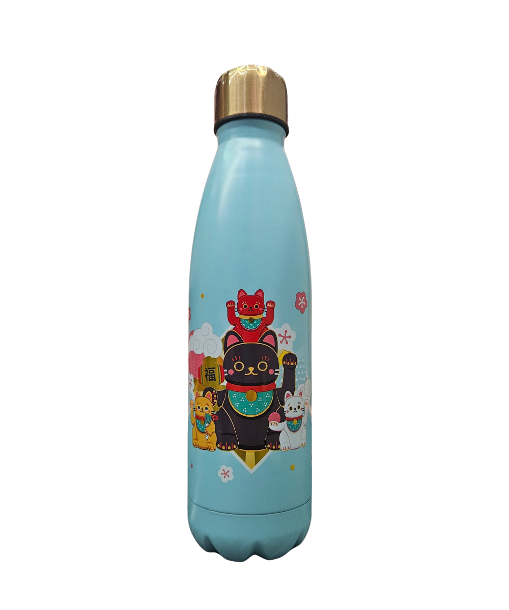 Borraccia In Metallo 500ML Maneki Neko