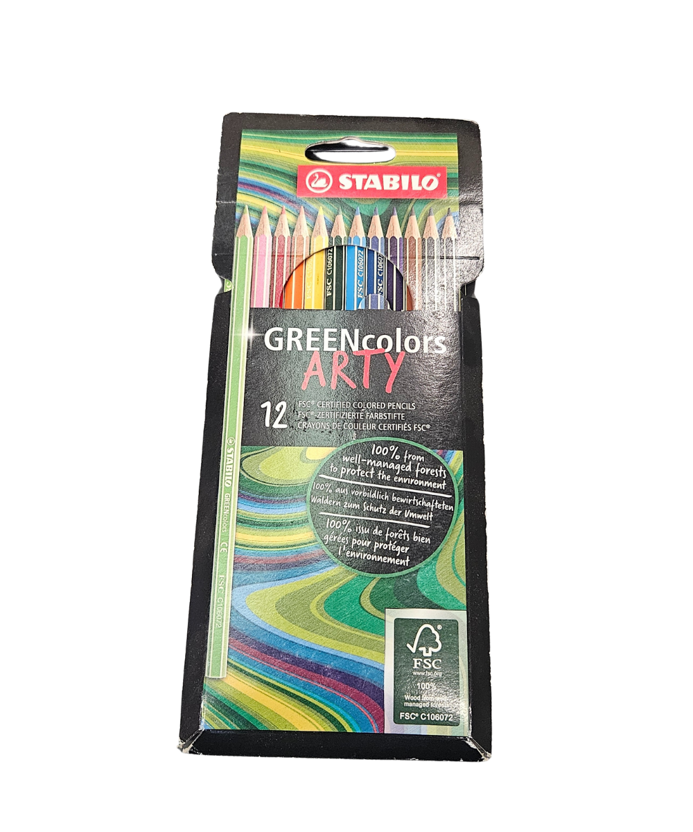 Confezione 12 Matite Colorate Stabilo FSC