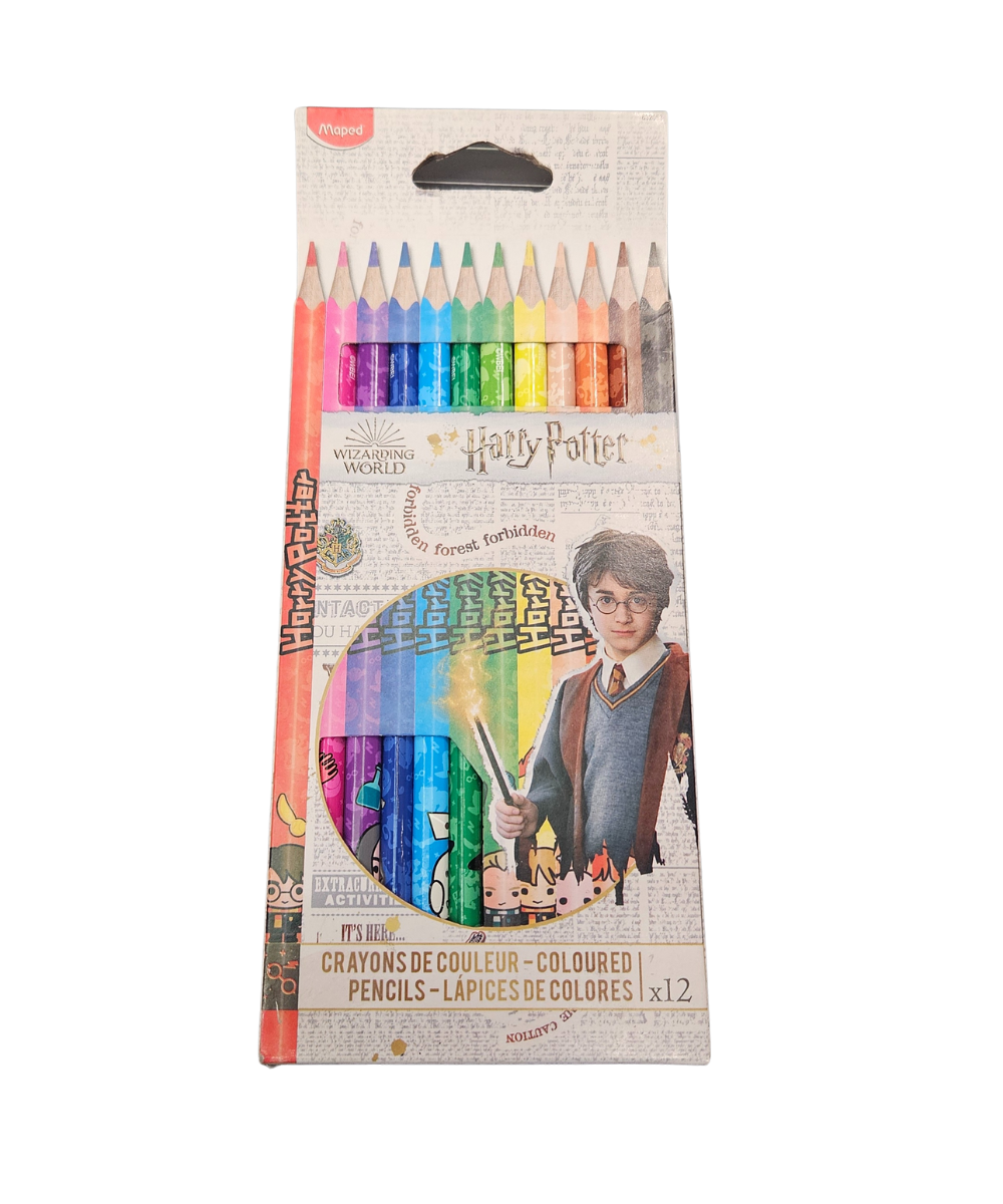 Confezione 12 Matite Colorate Harry Potter