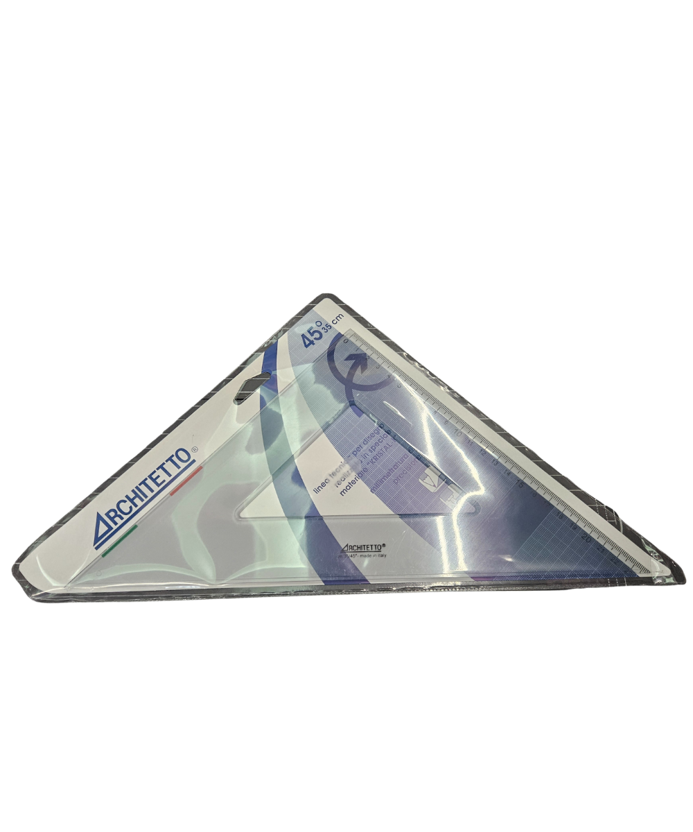 Squadretta 45° 35CM Architetto