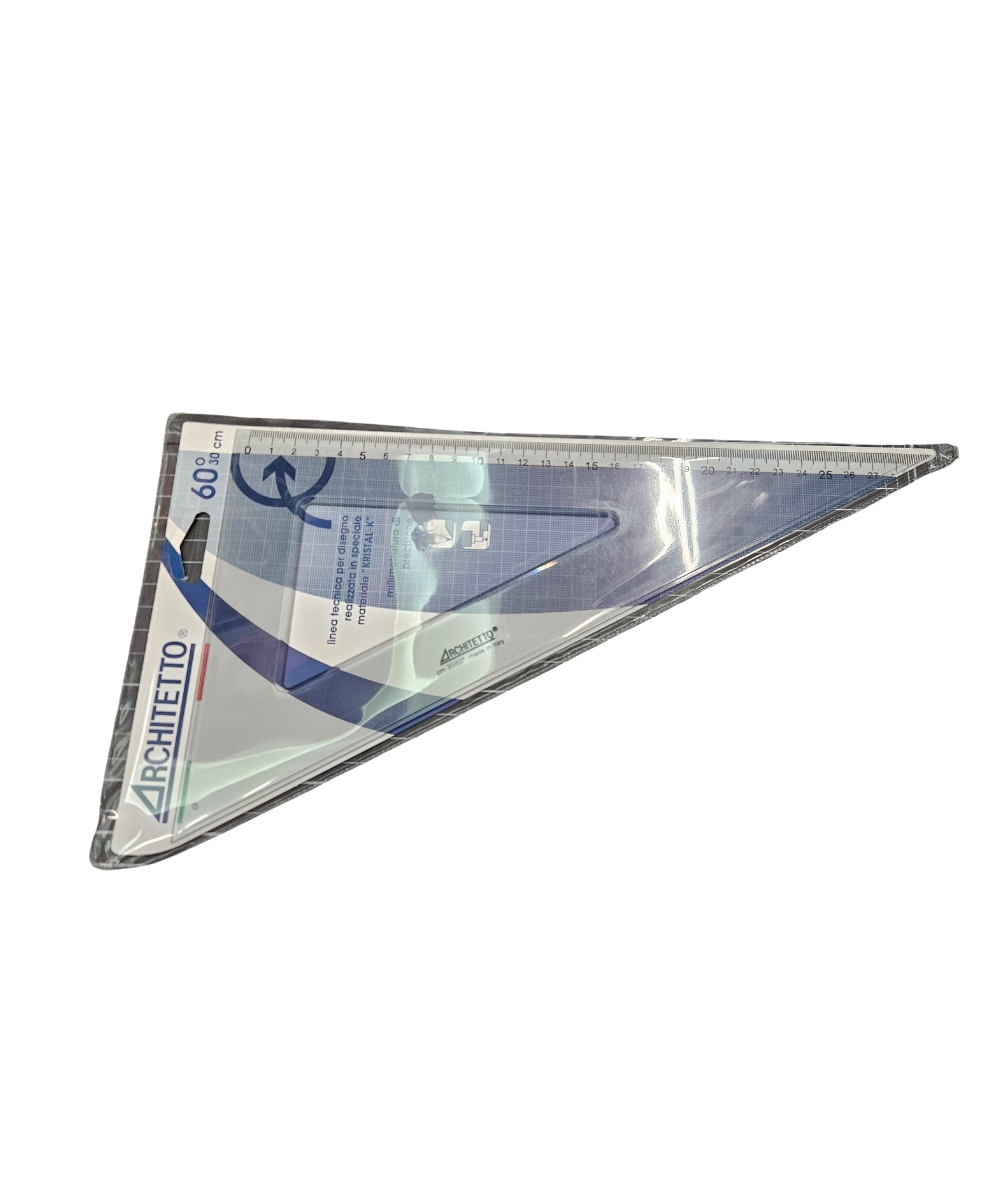 Squadretta 60° 30CM Architetto