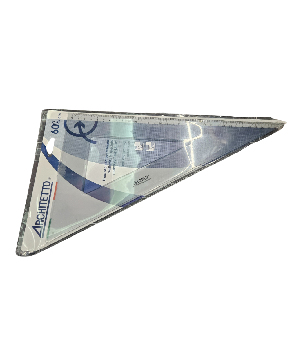 Squadretta 60° 35CM Architetto
