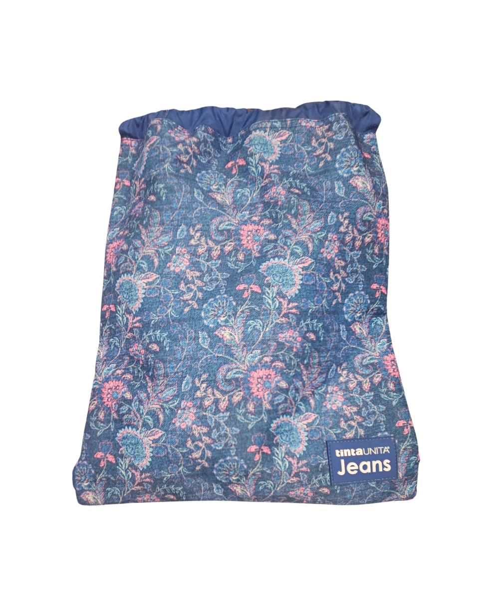 Sacca Con Coulisse TintaUnita Jeans