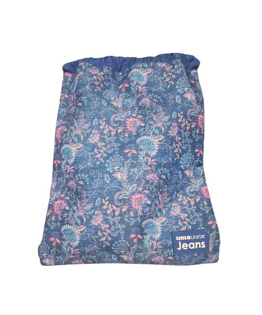Sacca Con Coulisse TintaUnita Jeans