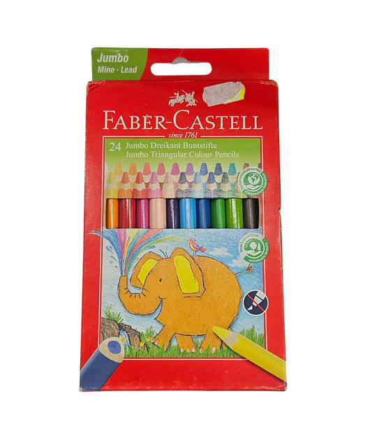Confezione 24 Matite Colorate Jumbo Faber-Castell