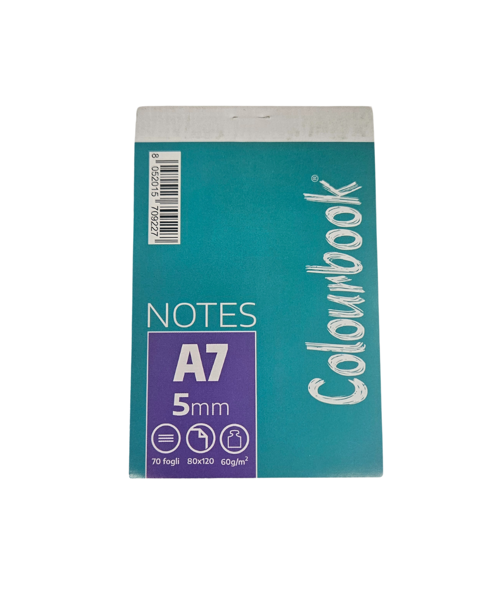 Block Notes A7 Colourbook