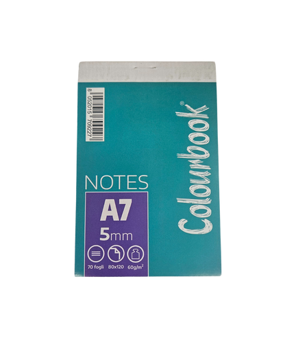 Block Notes A7 Colourbook