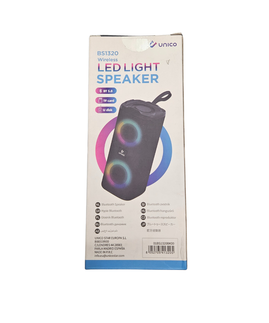 Led Light Speaker Wireless Unico