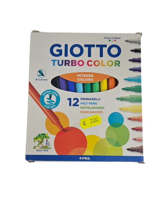 Pacco 12 Pennarelli Giotto Turbo Color