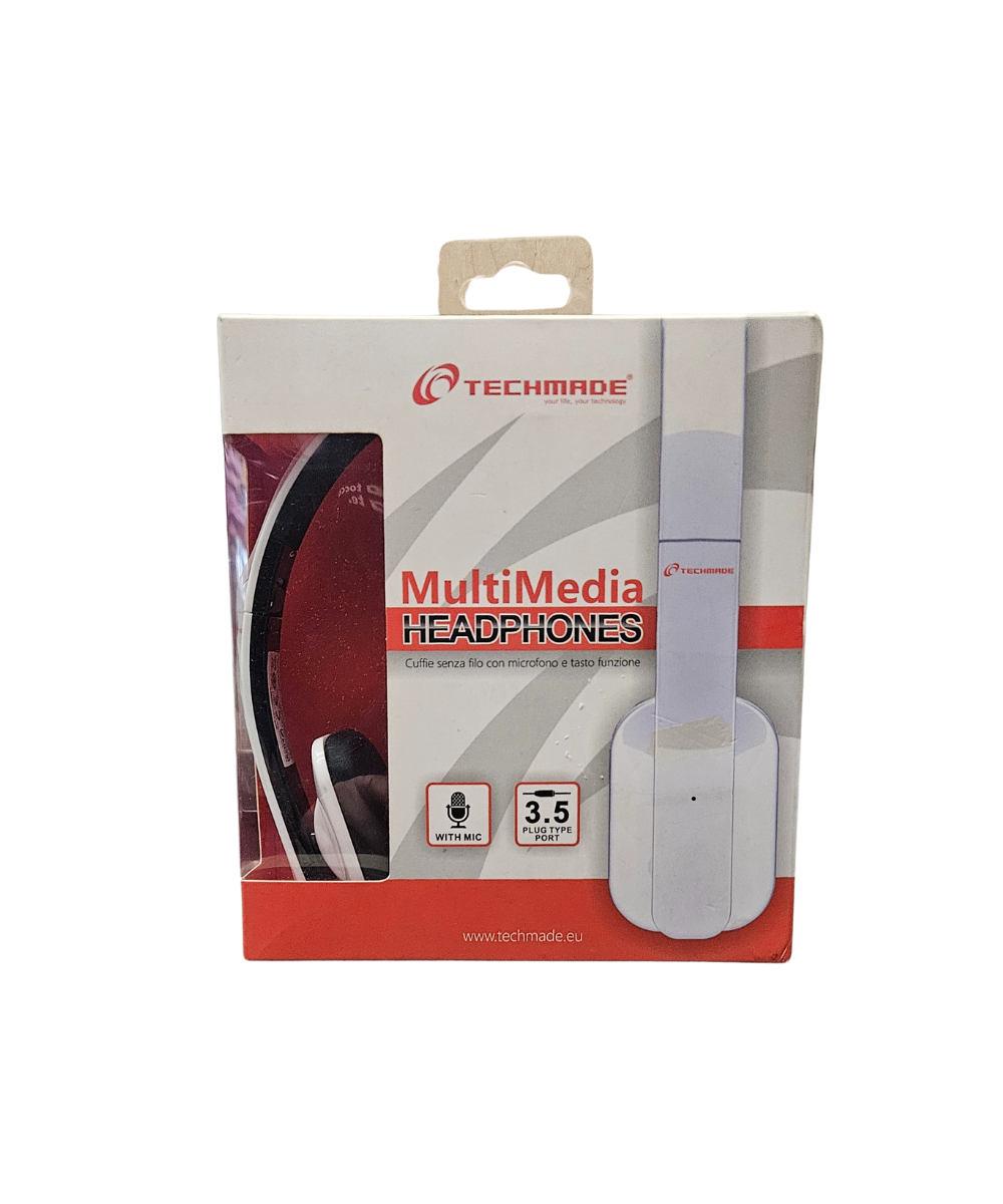 Cuffie Senza Filo Con Microfono Techmade