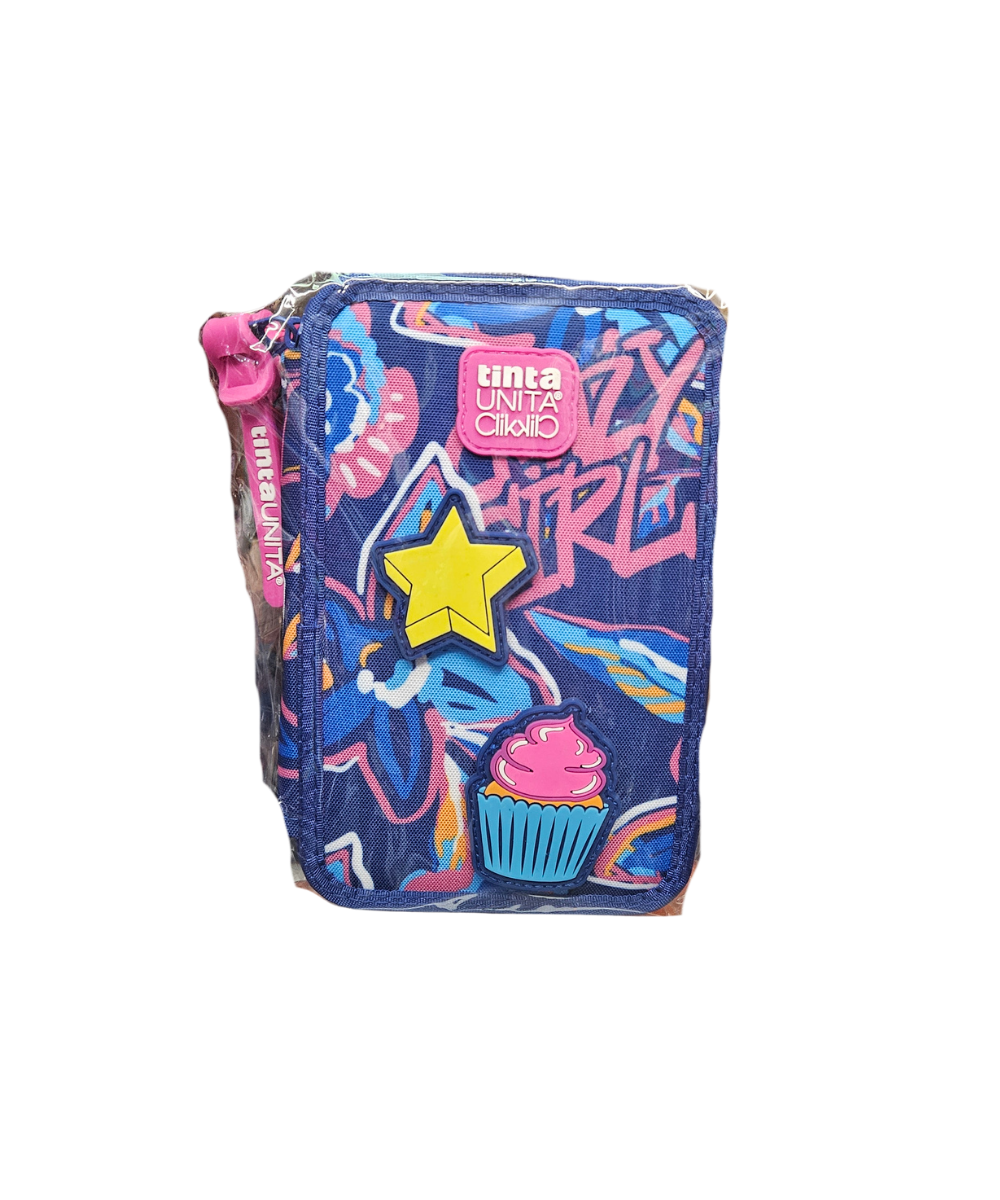 Astuccio 3 Zip TintaUnita Click
