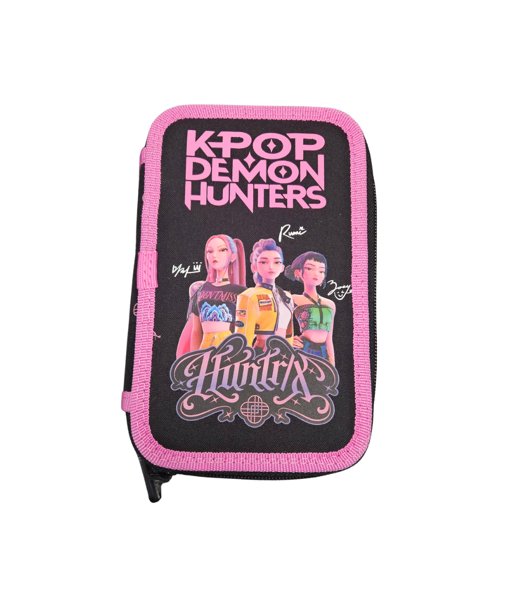 Astuccio 3 Zip K-Pop Demon Hunters