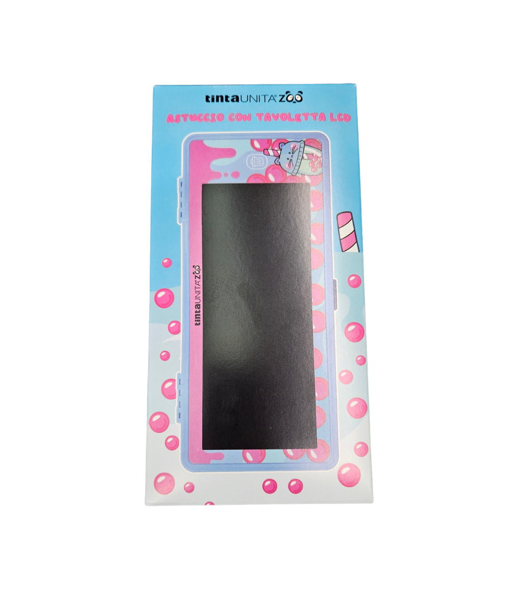 Astuccio Con Tavoletta LCD TintaUnita Zoo