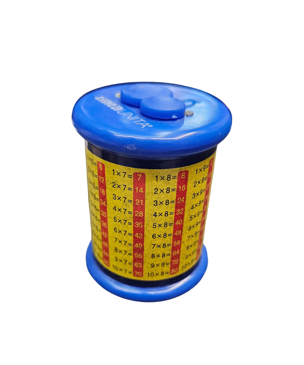 Temperino TintaUnita Con Tabelline