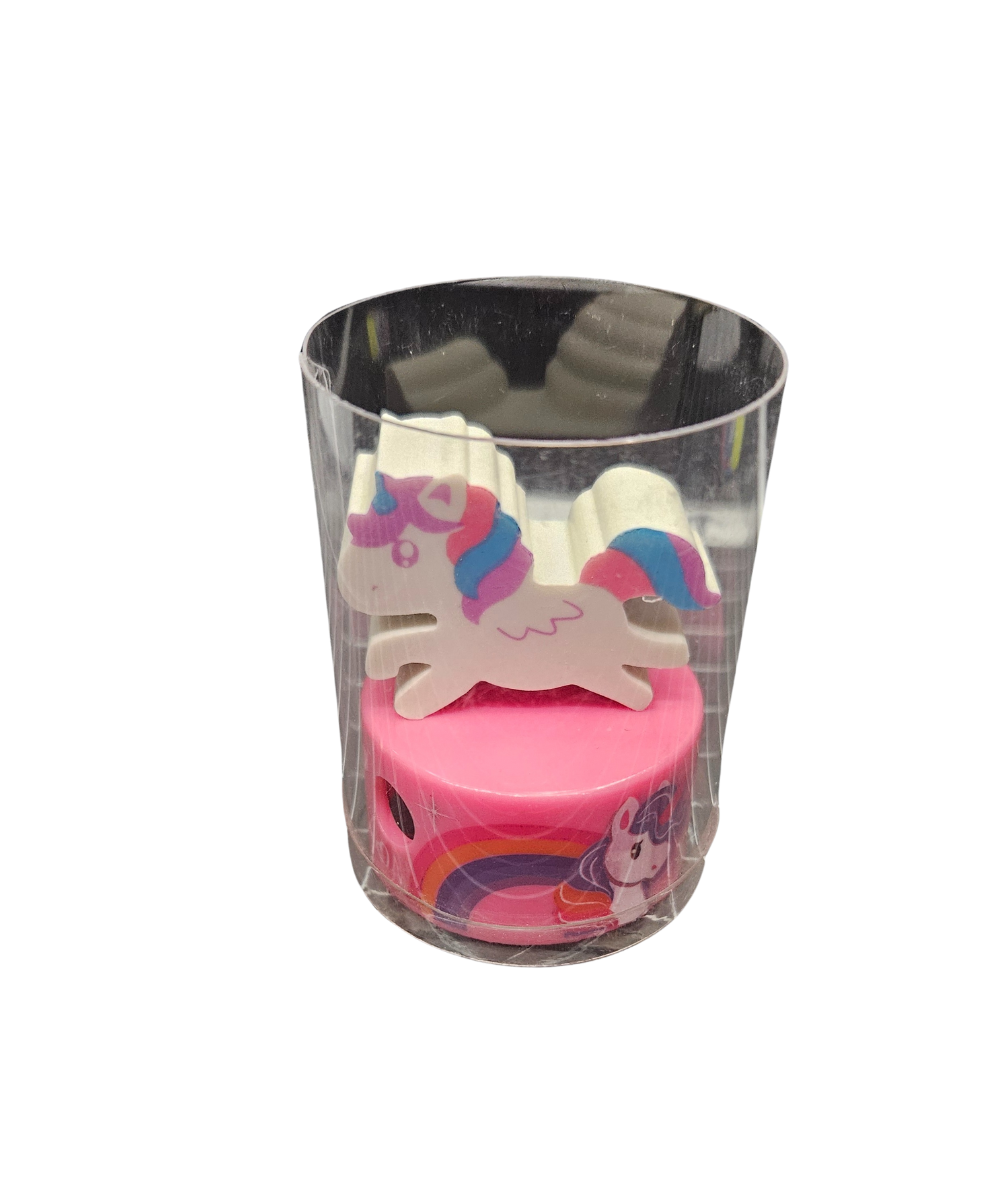 Temperino Più Gomma Unicorn
