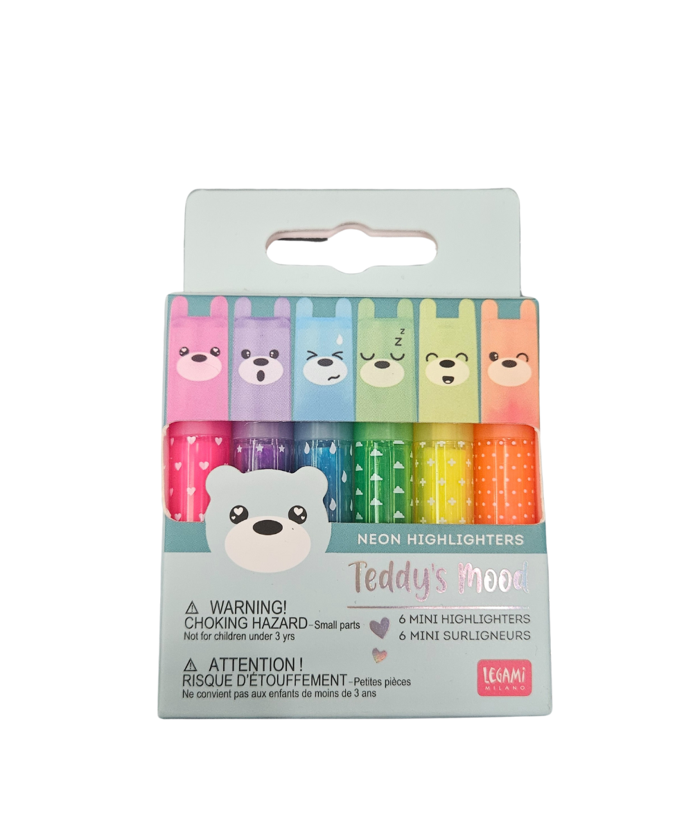 Set 6 Mini Evidenziatori Legami