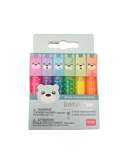 Set 6 Mini Evidenziatori Legami