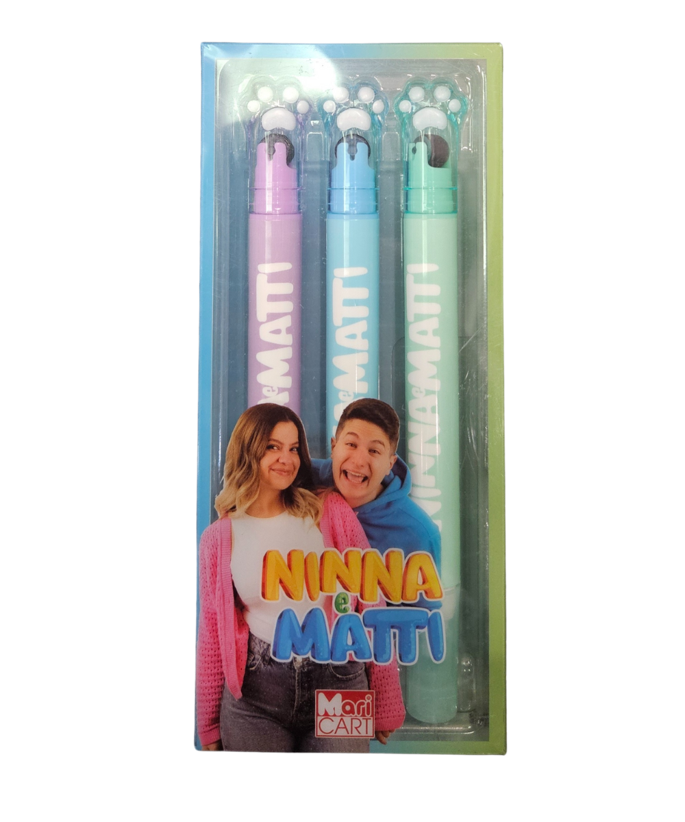 Set 3 Evidenziatori Ninna E Matti