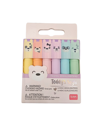 Set 6 Mini Evidenziatori Legami