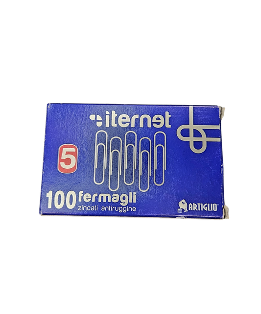 Pacco 100 Fermagli N°5 Iternet