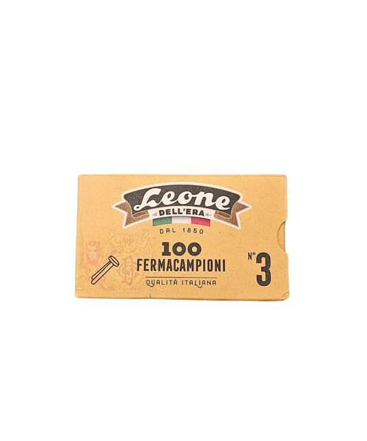 Pacco 100 Fermacampioni N°3 Leone Dell'Arte