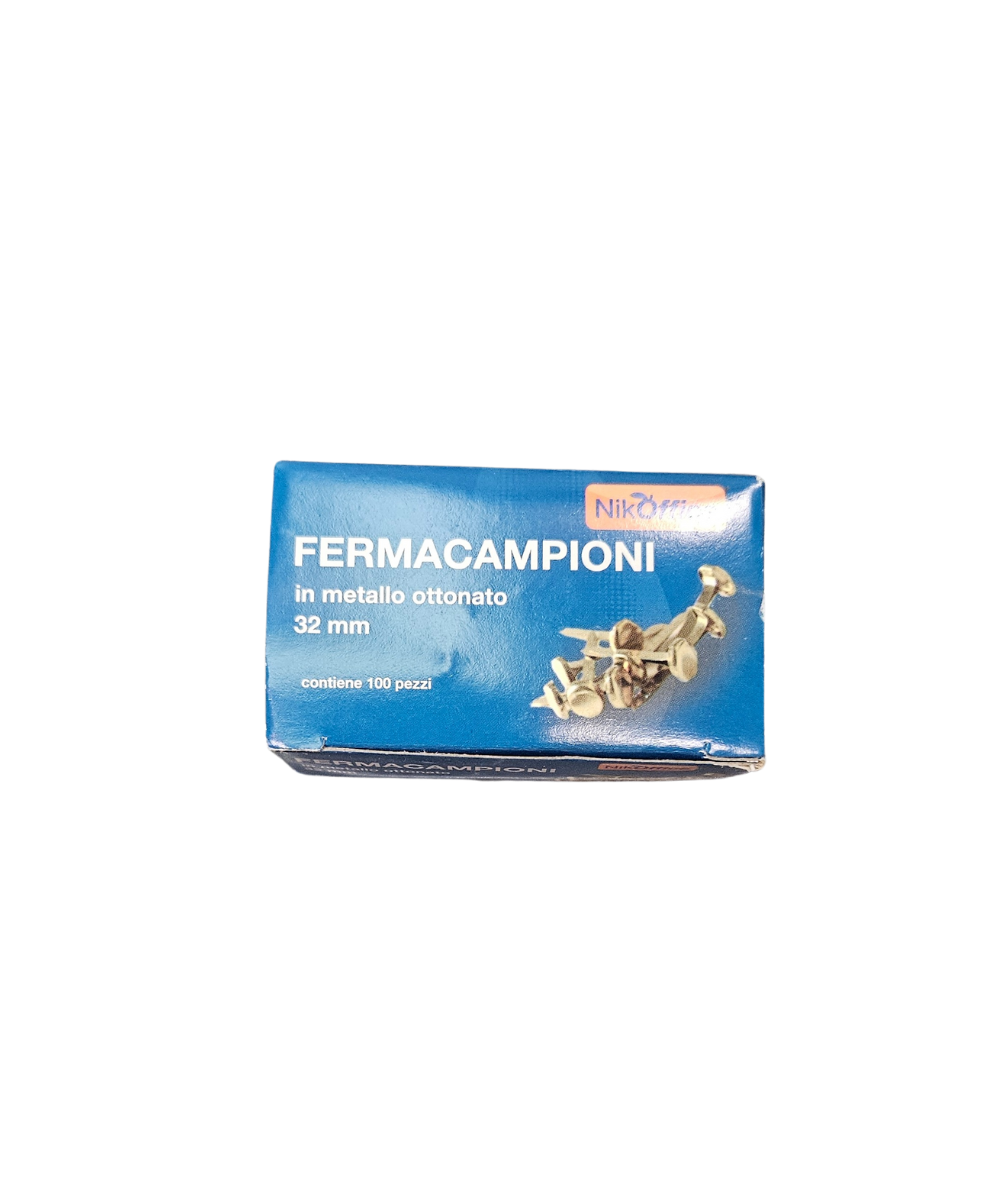 Pacco 100 Fermacampioni 32mm