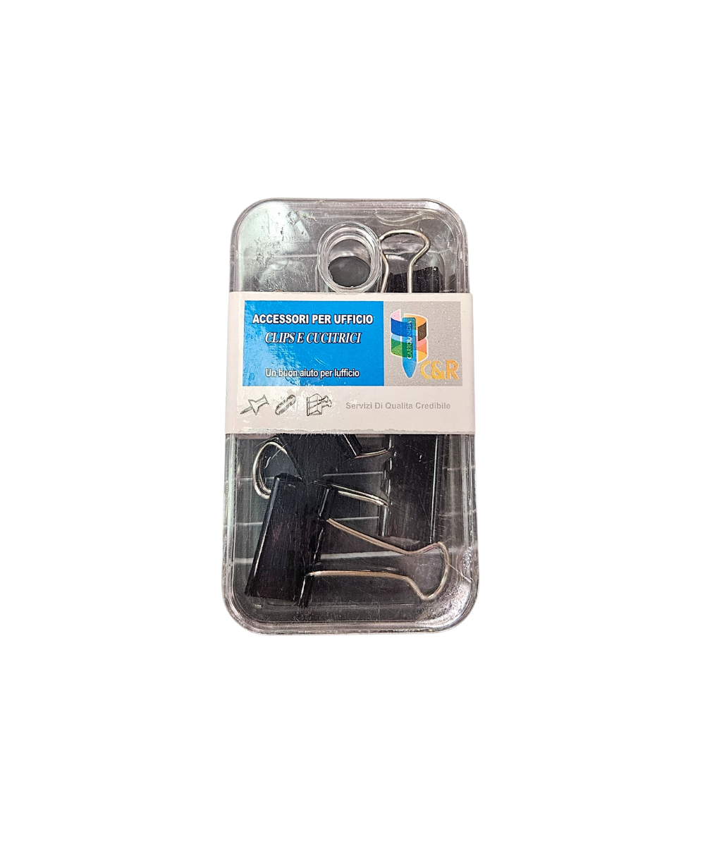Set 6 Pezzi Mini Ferma Fogli