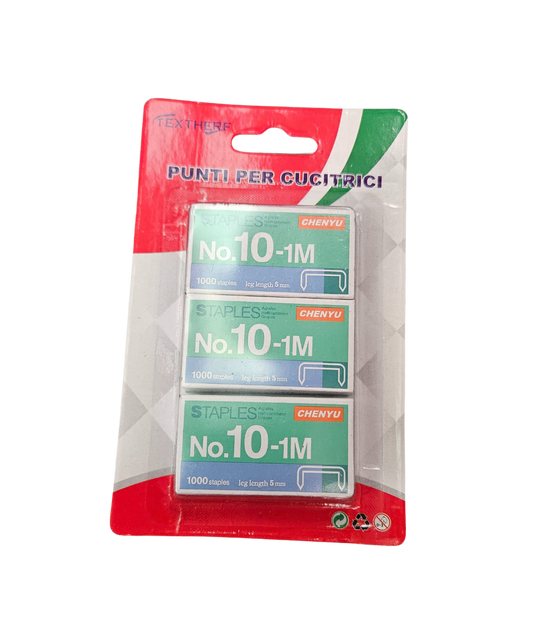 Set 3 Pacchi Ricariche Spillatrici n°10-1M