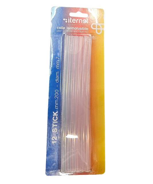 Set 12 Stick Ricariche Pistola Colla A Caldo