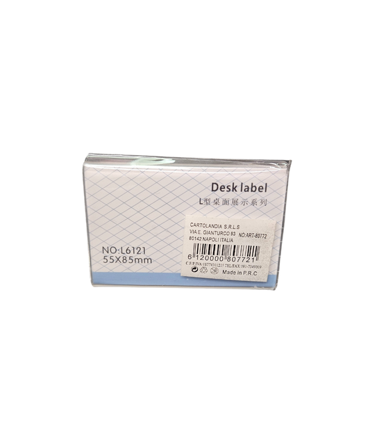 Desk Label