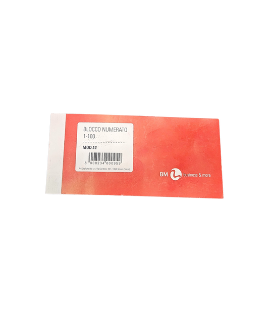 Blocco Numerato 1-100 BM