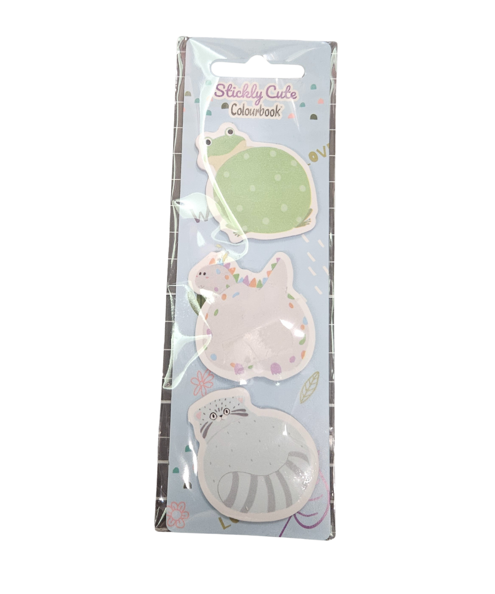 Pacco 3 Blocchetti da 25 Stickly Cute Colourbook