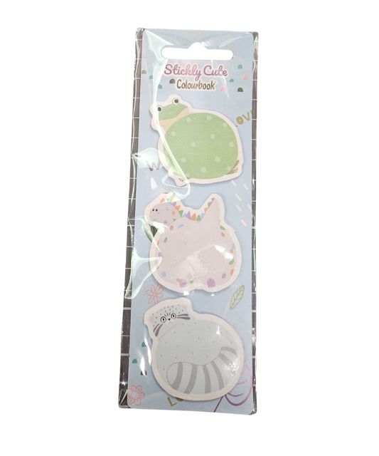 Pacco 3 Blocchetti da 25 Stickly Cute Colourbook