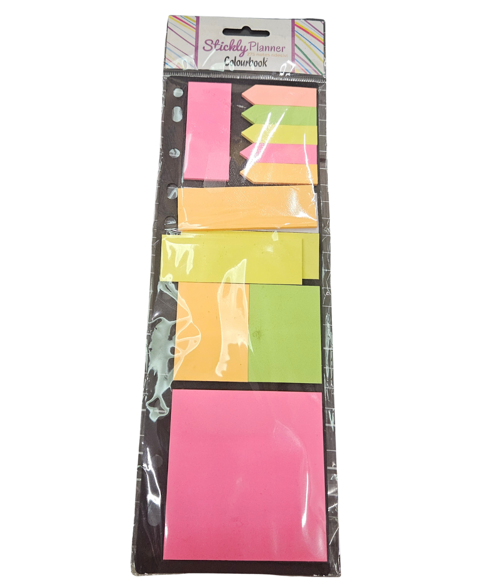 Pacco 275 Note Adesive Stickly Planner Colourbook
