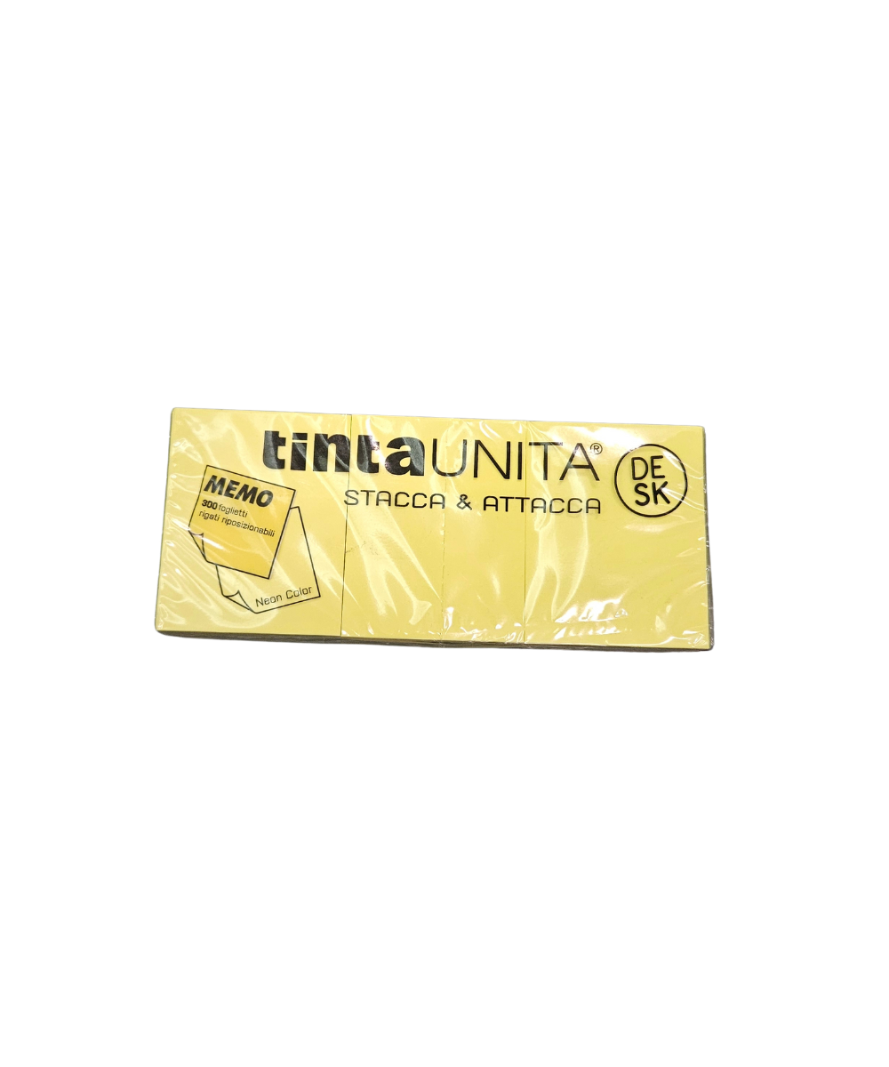 Pacco 3 Blocchetti 300 Post-It TintaUnita 40X50 MM