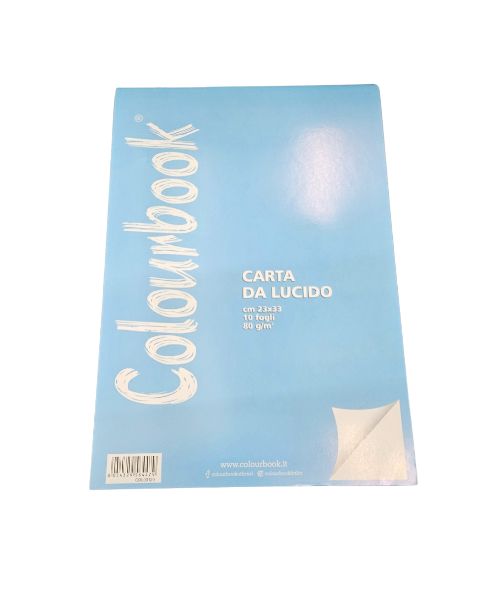 Blocco 10 Fogli Carta Da Lucido 23X33 CM