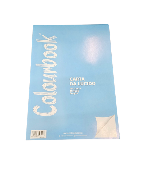 Blocco 10 Fogli Carta Da Lucido 23X33 CM
