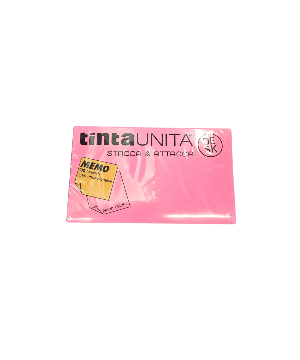 Blocco 100 Post-It TintaUnita  125X75 MM